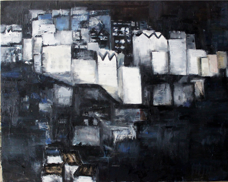 吴思婷《暮色之城》布面油画 80x100cm - 副本.jpg